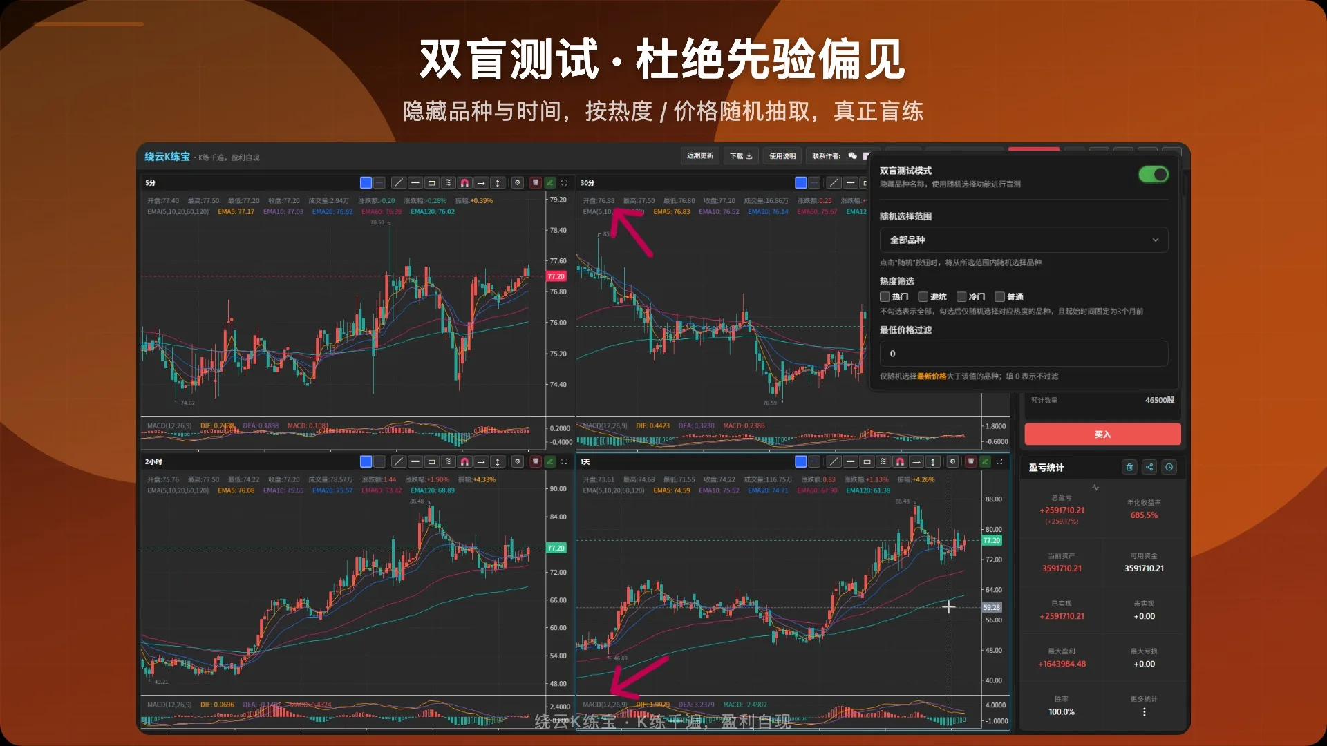 双盲测试模式