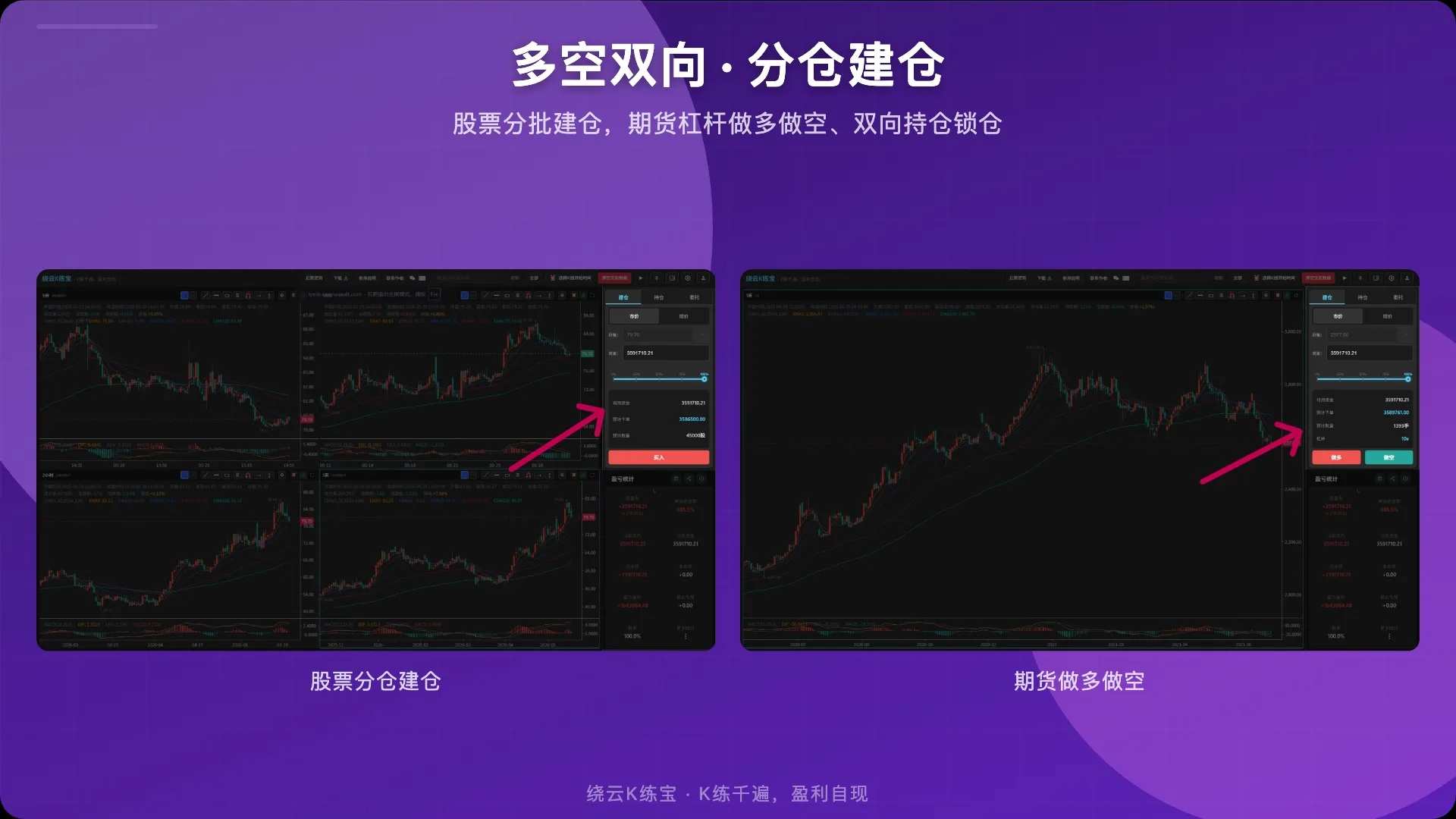 模拟交易 · 多空双向